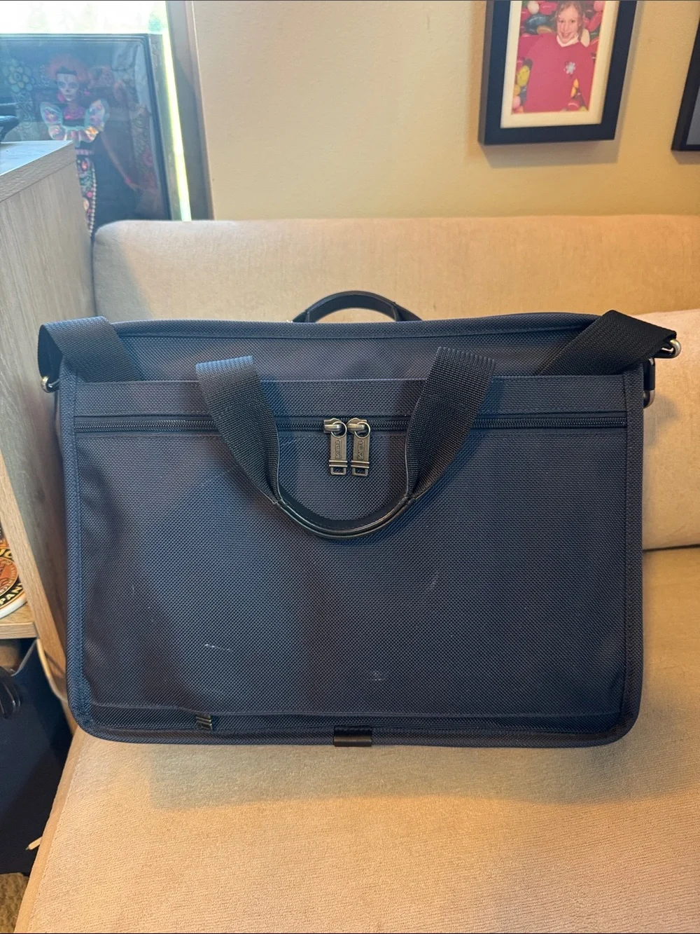 Tumi Alpha 2 ballistic briefcase bag.